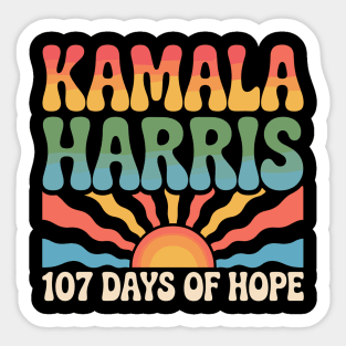 Vintage 07 Days Kamala Harris Sticker